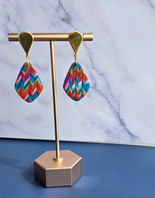 Bold, colorful, and full of vintage-inspired charm — your new favorite statement earrings #64