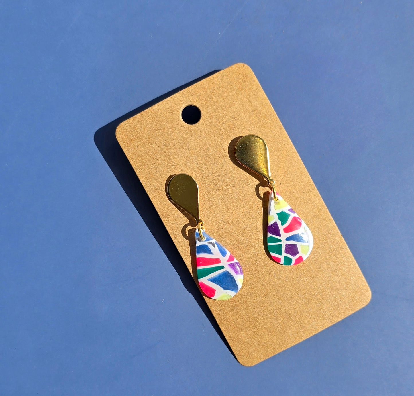 A little shimmer, a lot of color — like stained glass for your ears #63